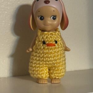 Sonny Angel crochet overalls
